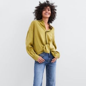 Zara Oversized Button-down shirt